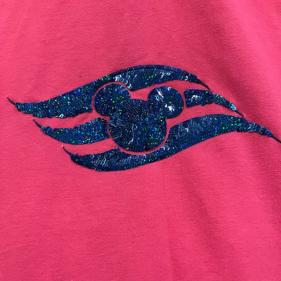 Disney Fuchsia Minnie Mouse Cruise Line Hoodie Women’s Size Medium - Picture 7 of 7